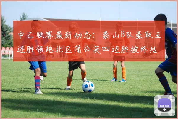 中乙联赛最新动态：泰山B队豪取五连胜领跑北区蒲公英四连胜被终结